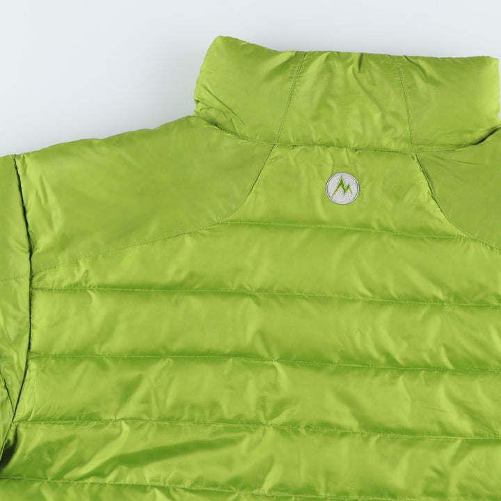 Marmot 700 Fill Power Down Jacket, Men's Size L polyester green type yellow green Vintage Second Hand