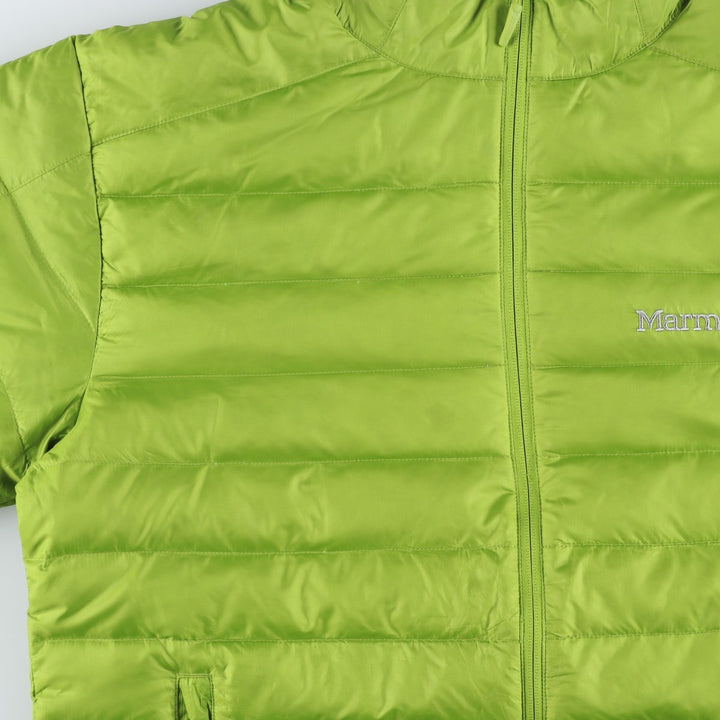 Marmot 700 Fill Power Down Jacket, Men's Size L polyester green type yellow green Vintage Second Hand