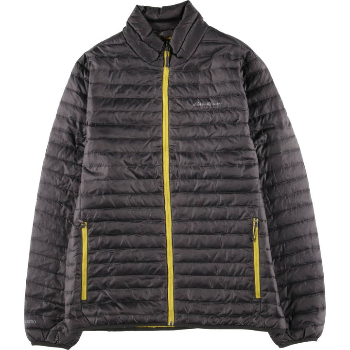 Eddie Bauer 700 Fill Power Down Jacket, Men's Size Medium Nylon gray type Vintage Second Hand