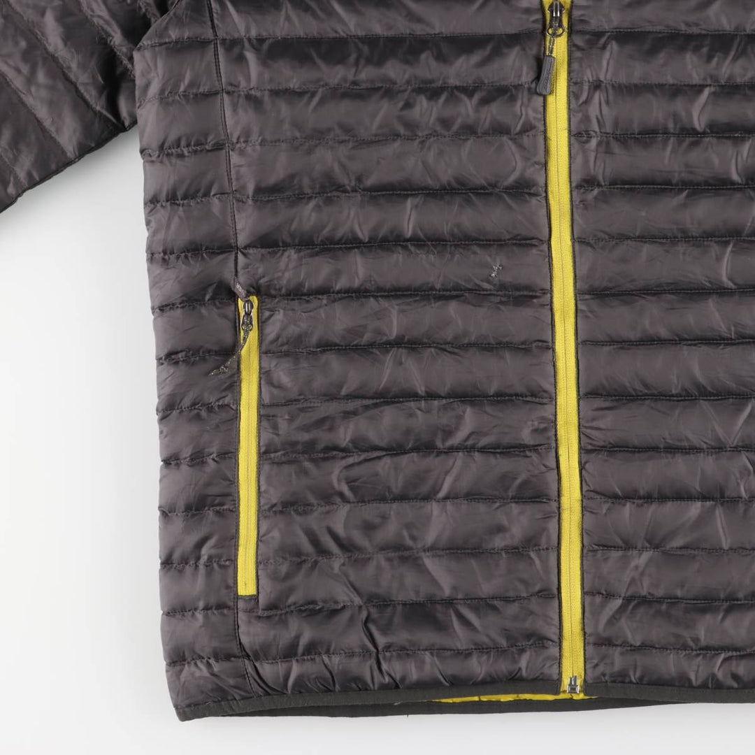 Eddie Bauer 700 Fill Power Down Jacket, Men's Size Medium Nylon gray type Vintage Second Hand