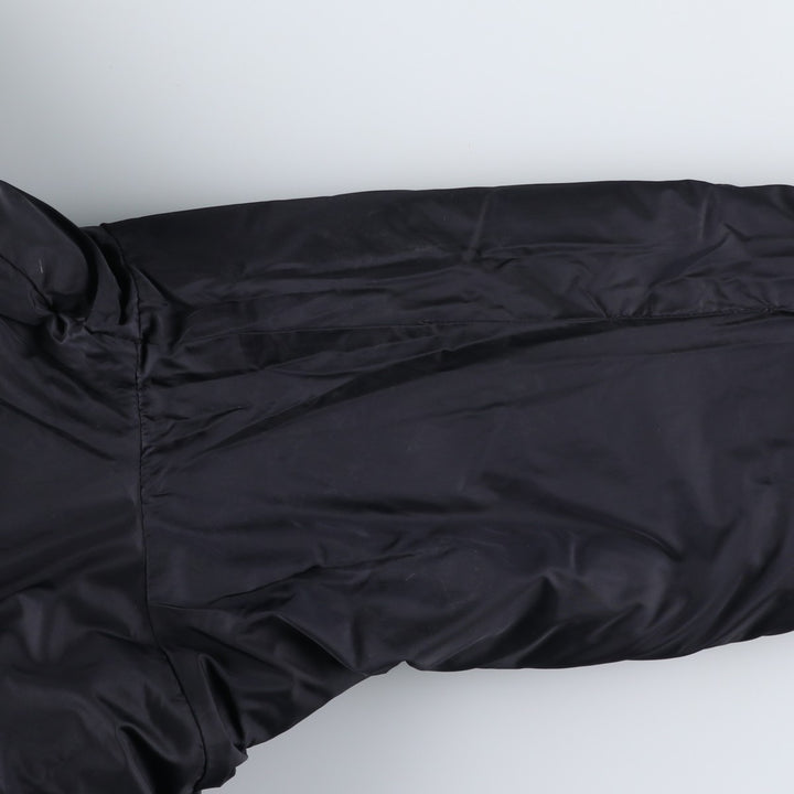 90s-00'S LLBean Goose Down Jacket, Men's Size Medium Nylon Green type dark green Vintage Second Hand