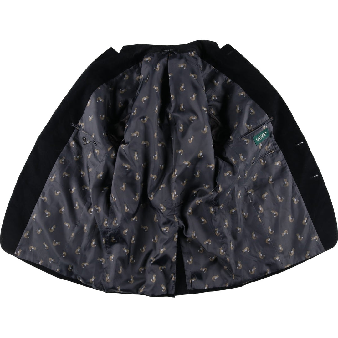 Ralph Lauren Lauren Corduroy Tailored Jacket, Men's Size L unclear black type Vintage Second Hand