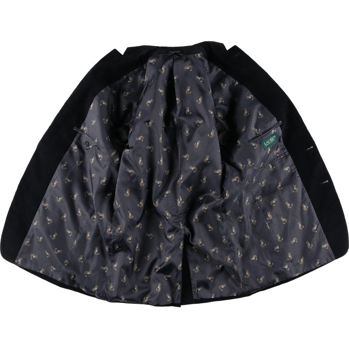 Ralph Lauren Lauren Corduroy Tailored Jacket, Men's Size L unclear black type Vintage Second Hand