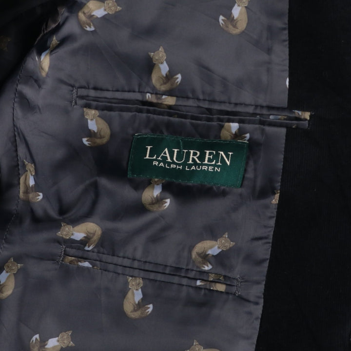 Ralph Lauren Lauren Corduroy Tailored Jacket, Men's Size L unclear black type Vintage Second Hand