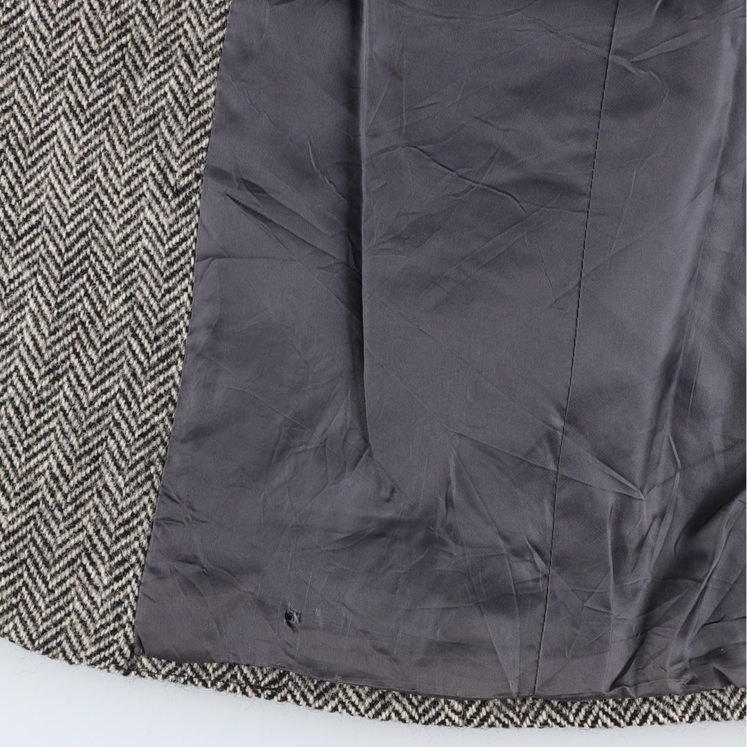 90'S Ralph Lauren POLO by Ralph Lauren Herringbone Tailored Jacket Made in USA Men's L unclear black type Vintage Second Hand