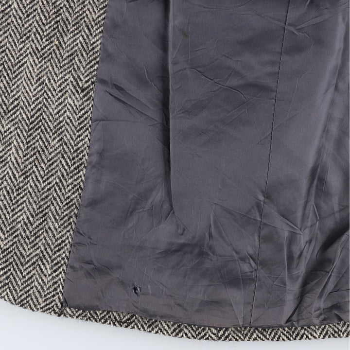 90'S Ralph Lauren POLO by Ralph Lauren Herringbone Tailored Jacket Made in USA Men's L unclear black type Vintage Second Hand