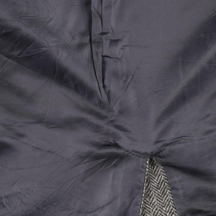 90'S Ralph Lauren POLO by Ralph Lauren Herringbone Tailored Jacket Made in USA Men's L unclear black type Vintage Second Hand