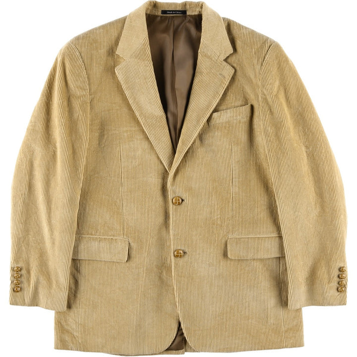 Ralph Lauren Lauren Corduroy Tailored Jacket, Men's Size L cotton Beige type Vintage Second Hand