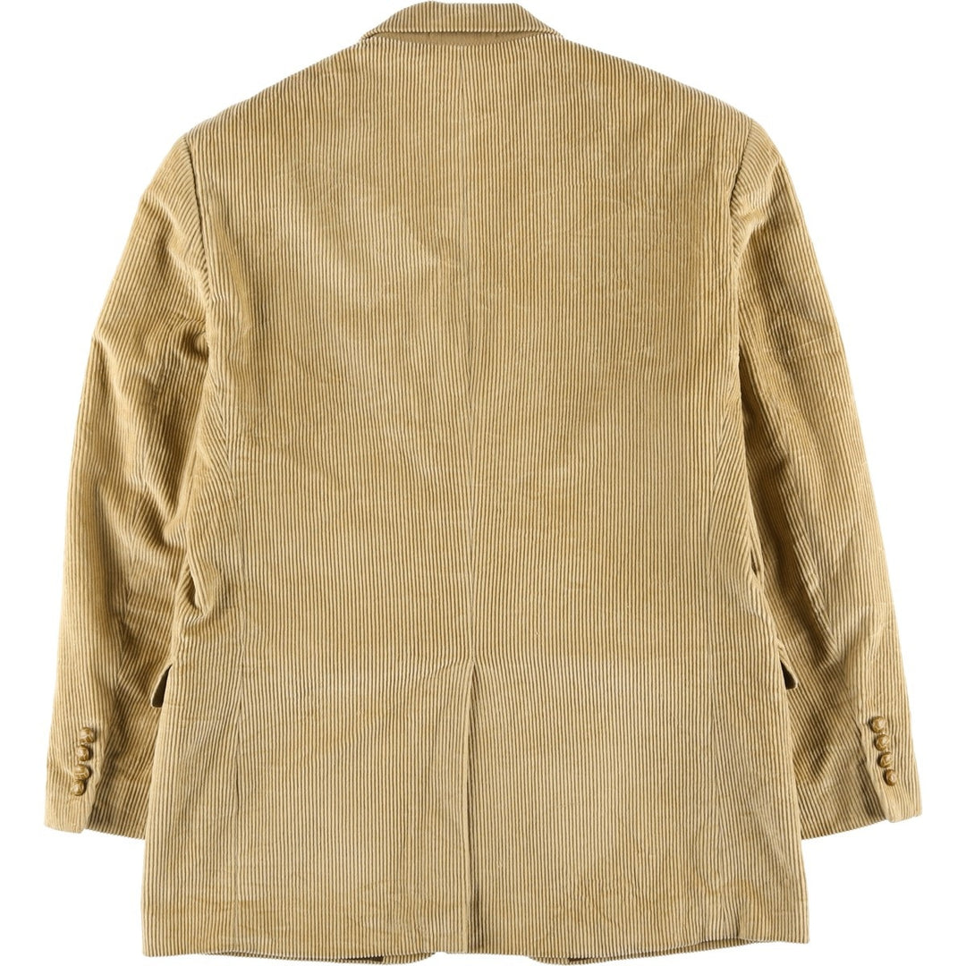 Ralph Lauren Lauren Corduroy Tailored Jacket, Men's Size L cotton Beige type Vintage Second Hand