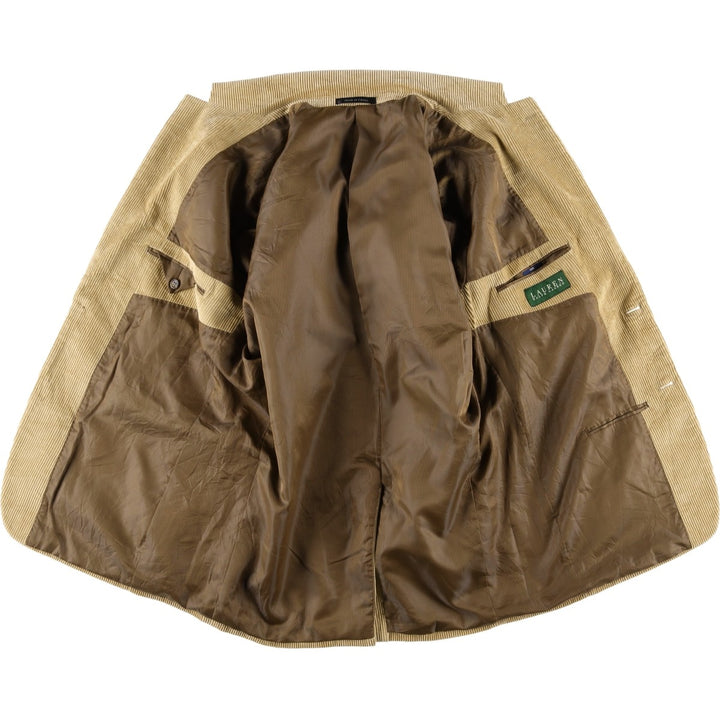 Ralph Lauren Lauren Corduroy Tailored Jacket, Men's Size L cotton Beige type Vintage Second Hand