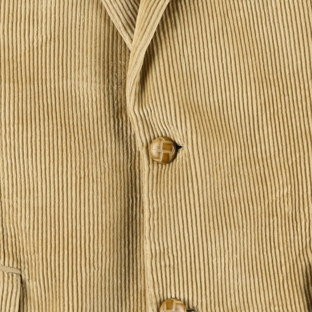 Ralph Lauren Lauren Corduroy Tailored Jacket, Men's Size L cotton Beige type Vintage Second Hand