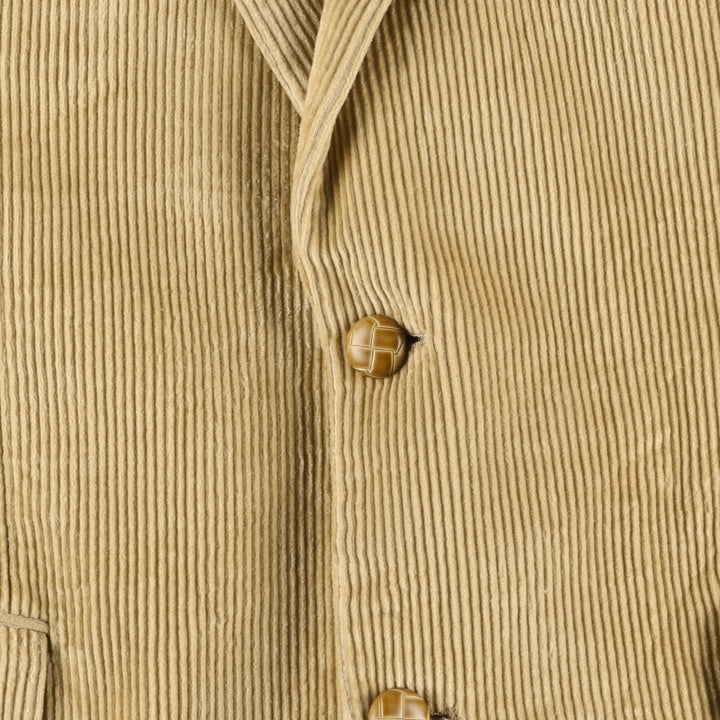 Ralph Lauren Lauren Corduroy Tailored Jacket, Men's Size L cotton Beige type Vintage Second Hand