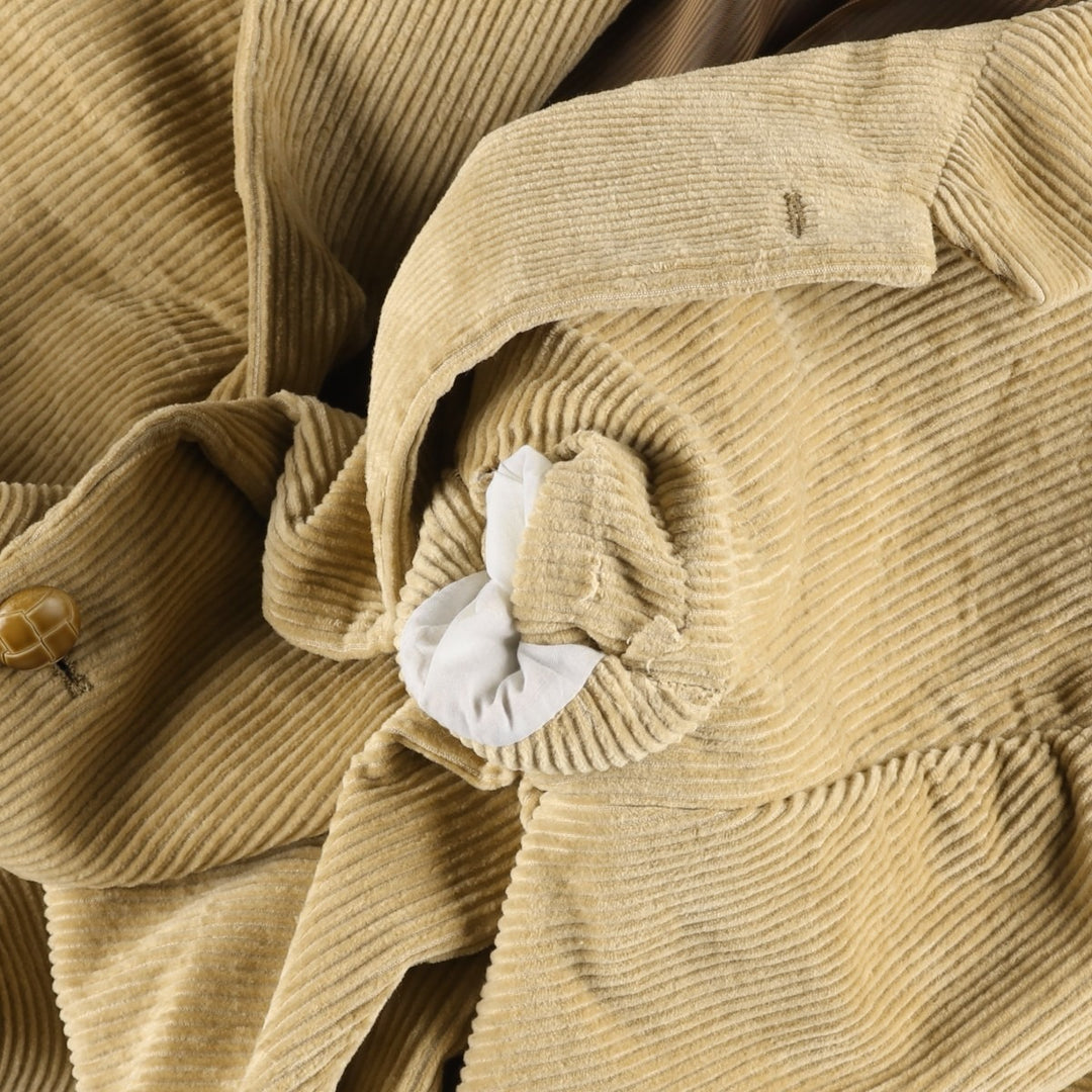 Ralph Lauren Lauren Corduroy Tailored Jacket, Men's Size L cotton Beige type Vintage Second Hand