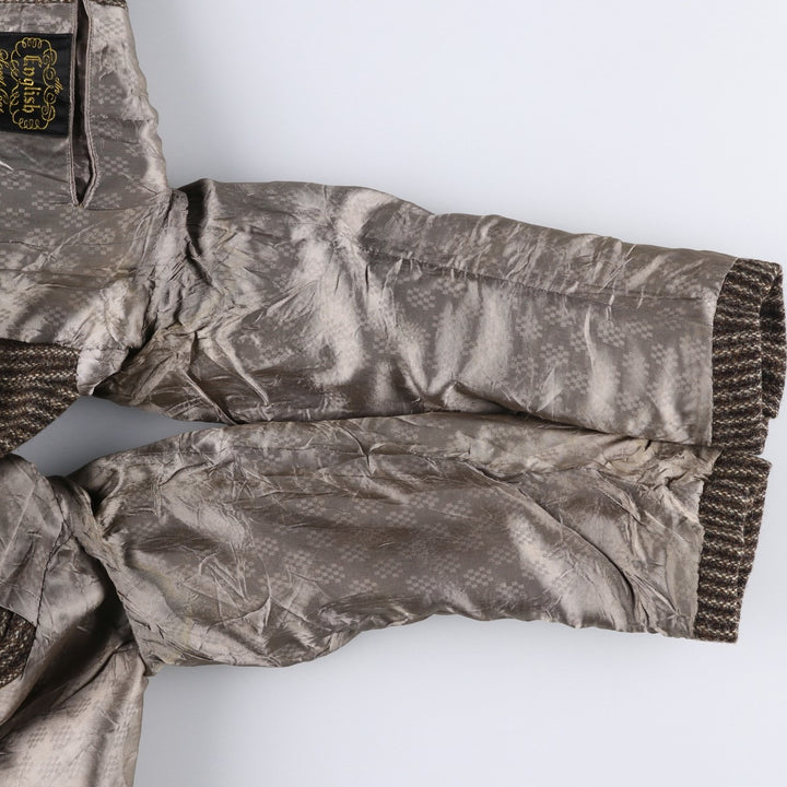 1970'S Harris Tweed English Sport Coat, Striped Wool Tailored Jacket, Men's Size Medium wool brown type Vintage Second Hand