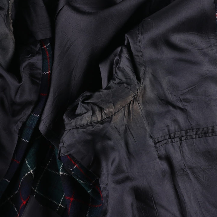 Vintage 1960s-1970'S Pendleton Check Pattern Wool Tailored Jacket, Men's Size Medium wool navy blue type Vintage Second Hand