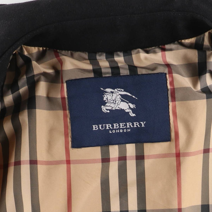 Burberry's BURBERRY LONDON padded wool half coat, men's size L others navy blue type Vintage Second Hand