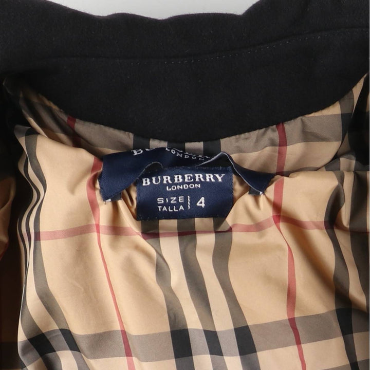 Burberry's BURBERRY LONDON padded wool half coat, men's size L others navy blue type Vintage Second Hand