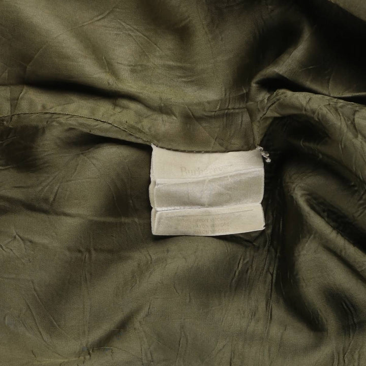 Burberry's wool half coat, made in Spain, size M unclear Khaki type Vintage Second Hand