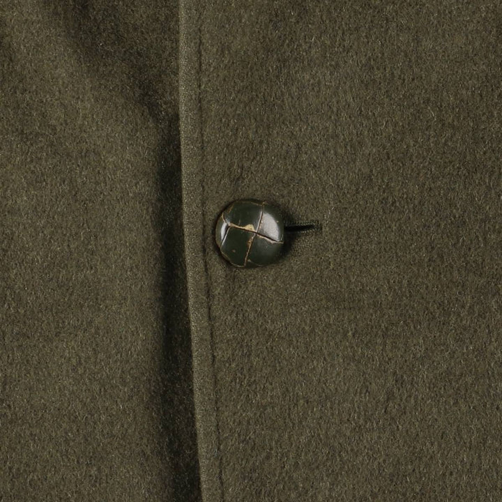 Burberry's wool half coat, made in Spain, size M unclear Khaki type Vintage Second Hand