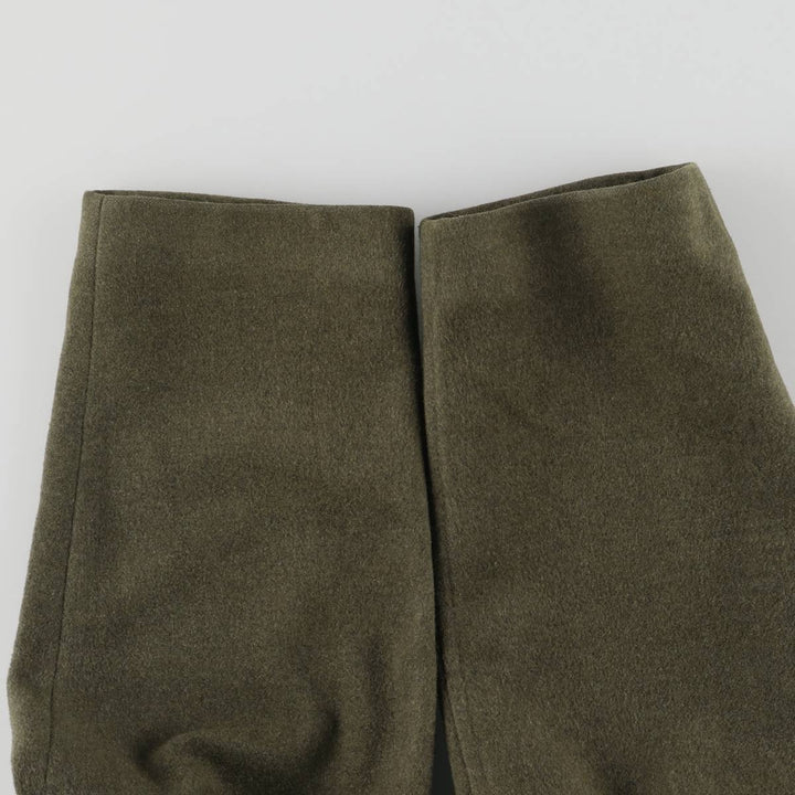 Burberry's wool half coat, made in Spain, size M unclear Khaki type Vintage Second Hand