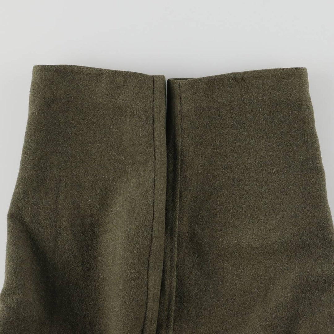 Burberry's wool half coat, made in Spain, size M unclear Khaki type Vintage Second Hand