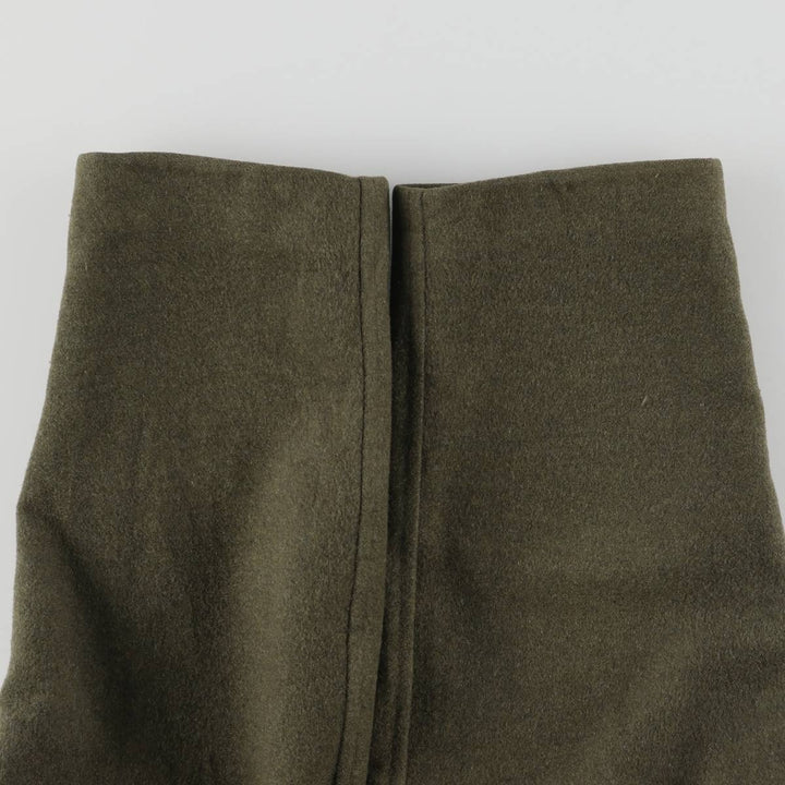 Burberry's wool half coat, made in Spain, size M unclear Khaki type Vintage Second Hand