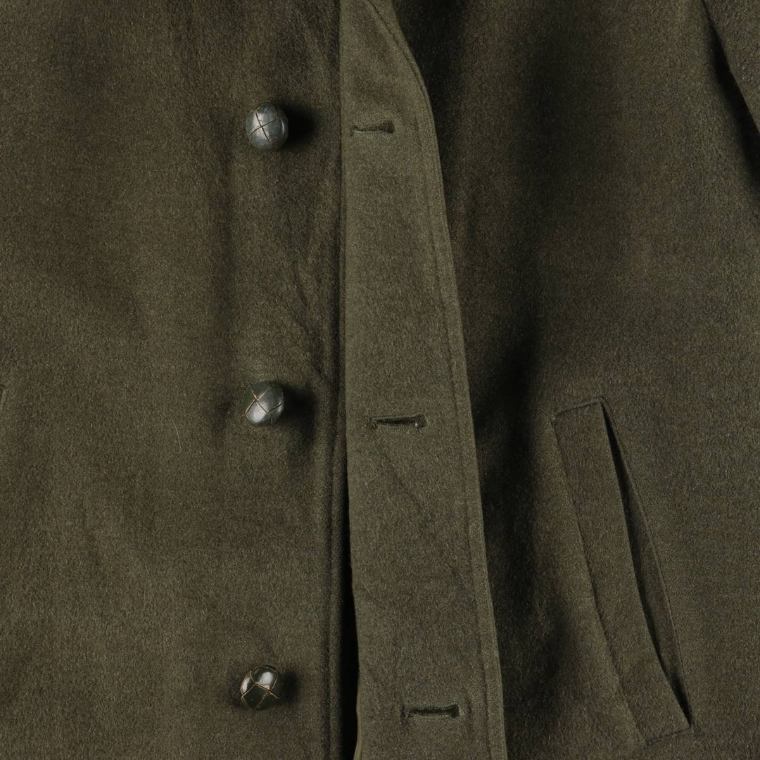 Burberry's wool half coat, made in Spain, size M unclear Khaki type Vintage Second Hand