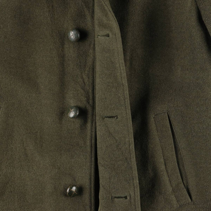 Burberry's wool half coat, made in Spain, size M unclear Khaki type Vintage Second Hand