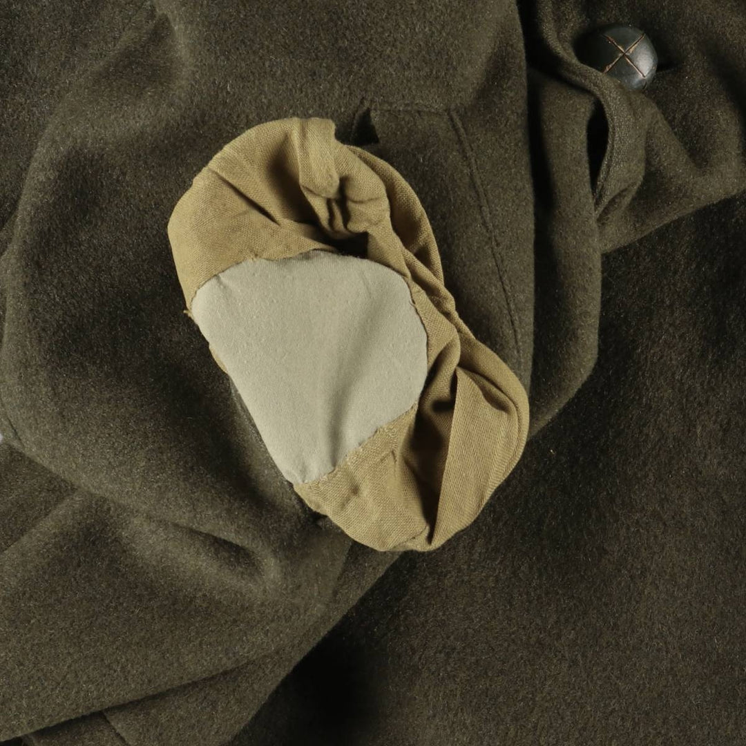 Burberry's wool half coat, made in Spain, size M unclear Khaki type Vintage Second Hand