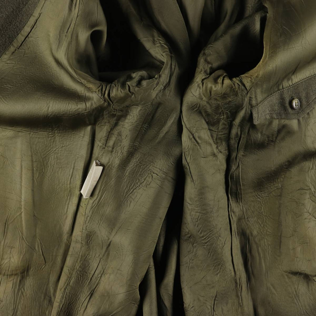 Burberry's wool half coat, made in Spain, size M unclear Khaki type Vintage Second Hand