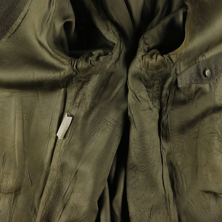 Burberry's wool half coat, made in Spain, size M unclear Khaki type Vintage Second Hand