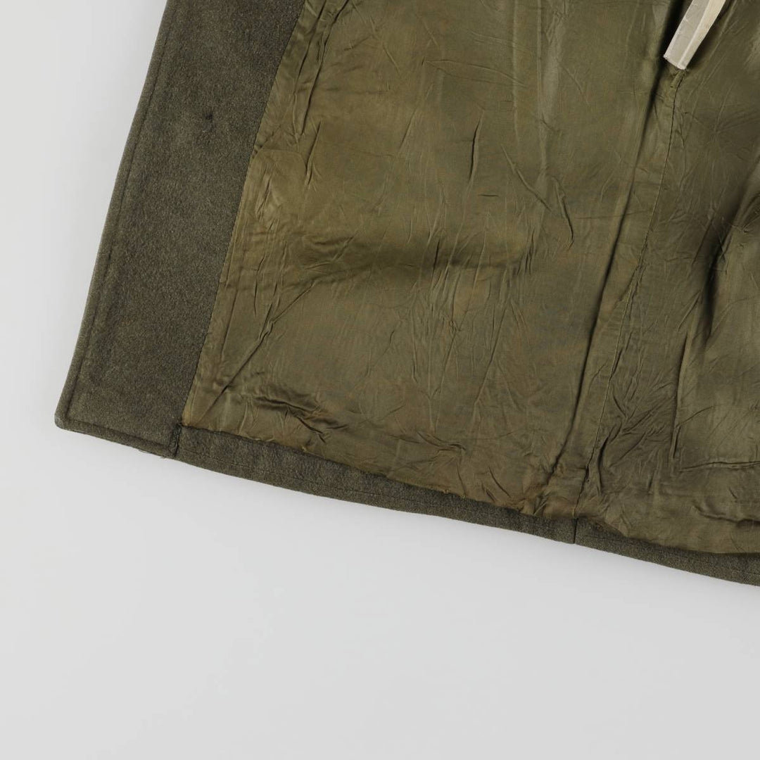 Burberry's wool half coat, made in Spain, size M unclear Khaki type Vintage Second Hand