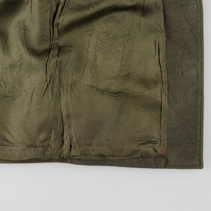 Burberry's wool half coat, made in Spain, size M unclear Khaki type Vintage Second Hand