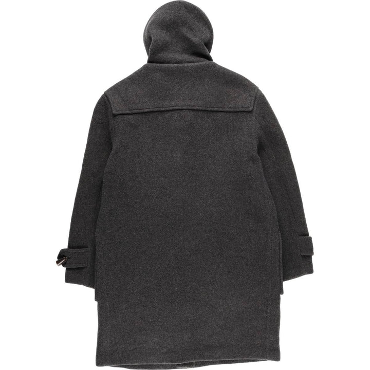 Burberry's Duffle Coat, Made in England, Men's XL wool gray type Vintage Second Hand
