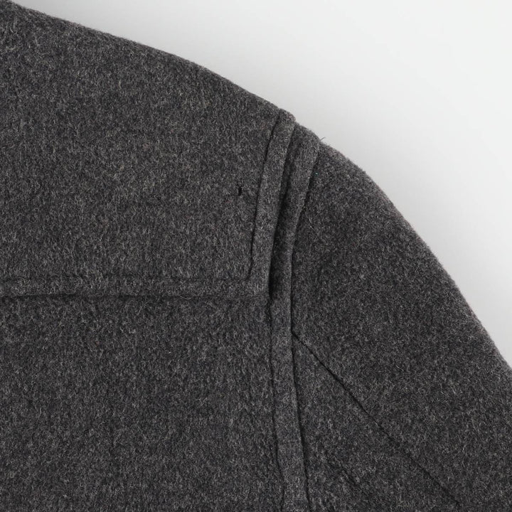 Burberry's Duffle Coat, Made in England, Men's XL wool gray type Vintage Second Hand