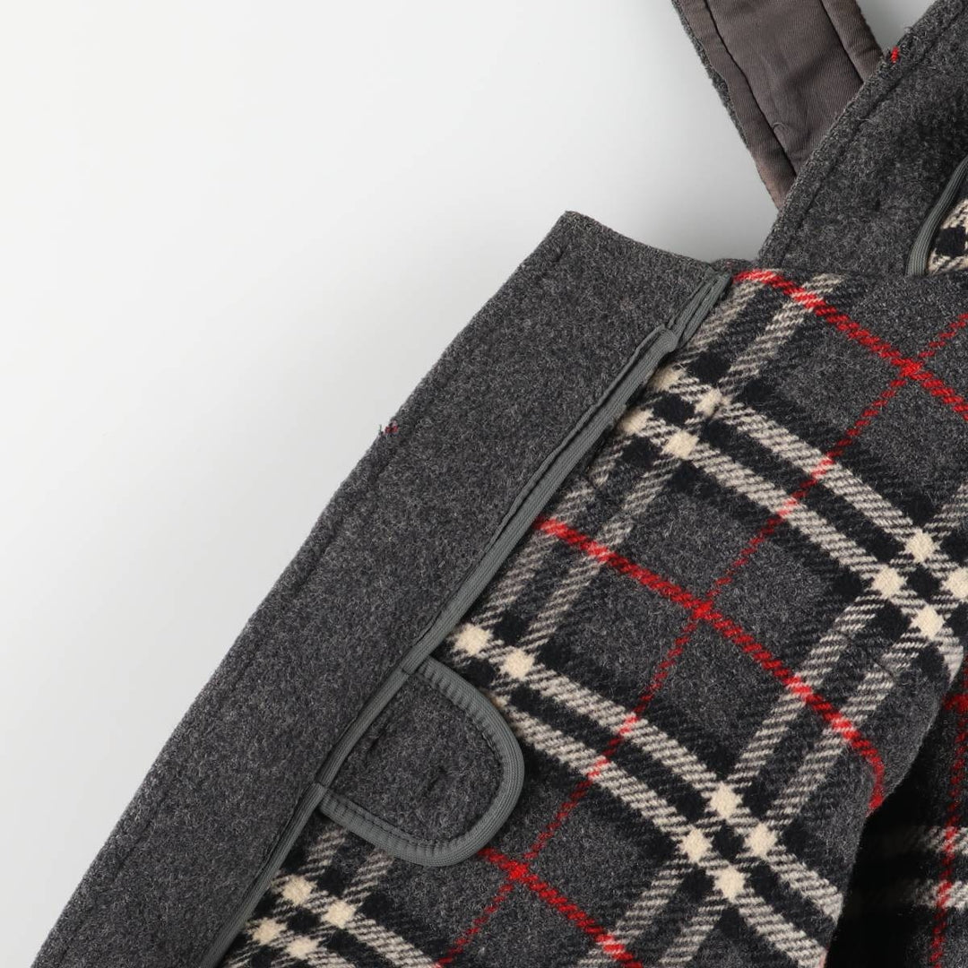 Burberry's Duffle Coat, Made in England, Men's XL wool gray type Vintage Second Hand