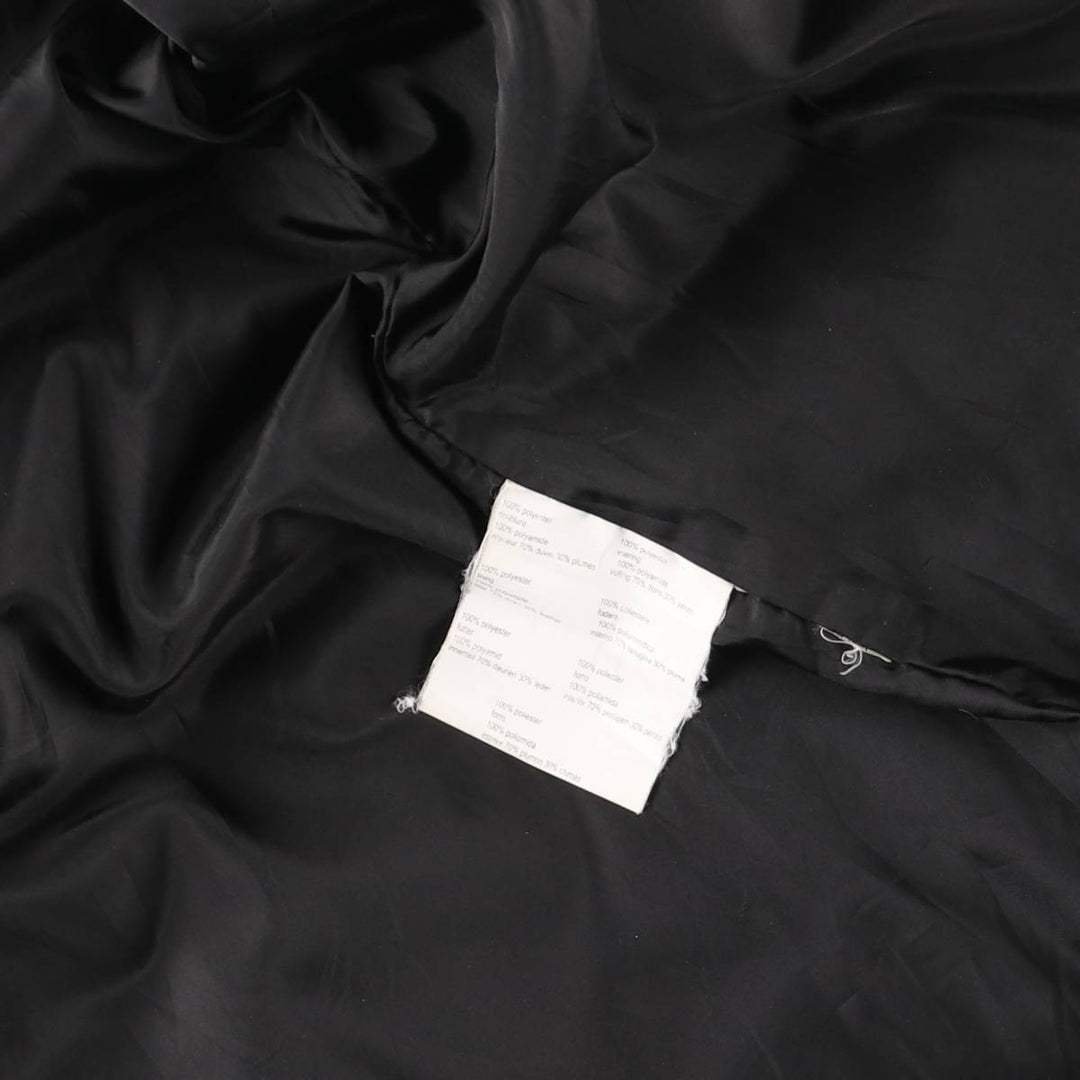 Lacoste down jacket, men's size L polyester black type Vintage Second Hand