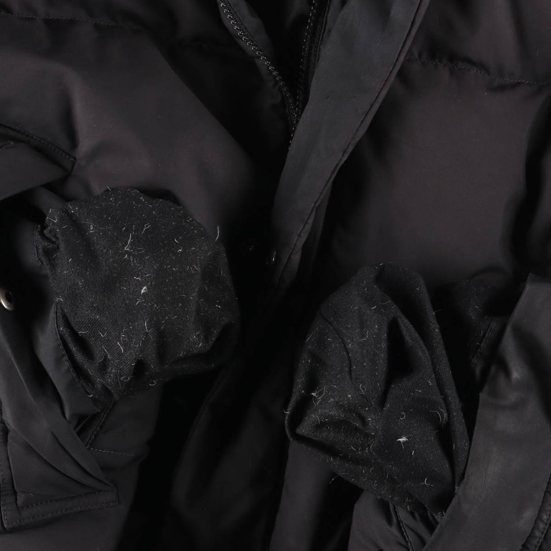 Lacoste down jacket, men's size L polyester black type Vintage Second Hand