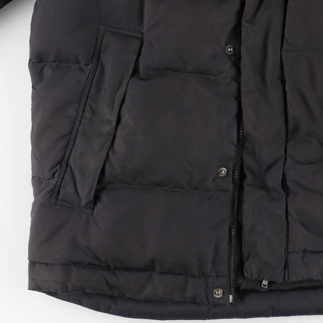 Lacoste down jacket, men's size L polyester black type Vintage Second Hand