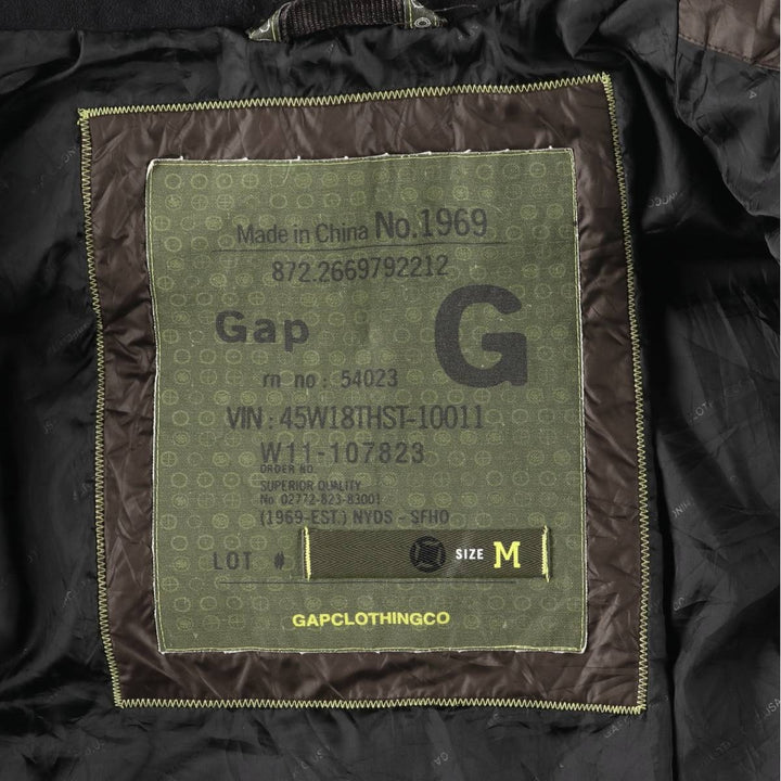 2000'S GAP Down Jacket Men's Size M unclear brown type Vintage Second Hand