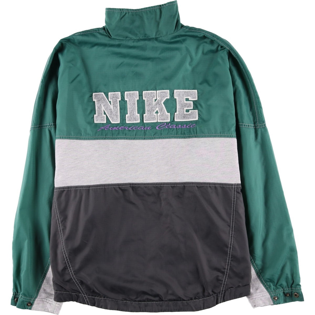 Vintage 90'S Nike ripstop nylon jacket with back logo, size M, men's Nylon green type Vintage Second Hand