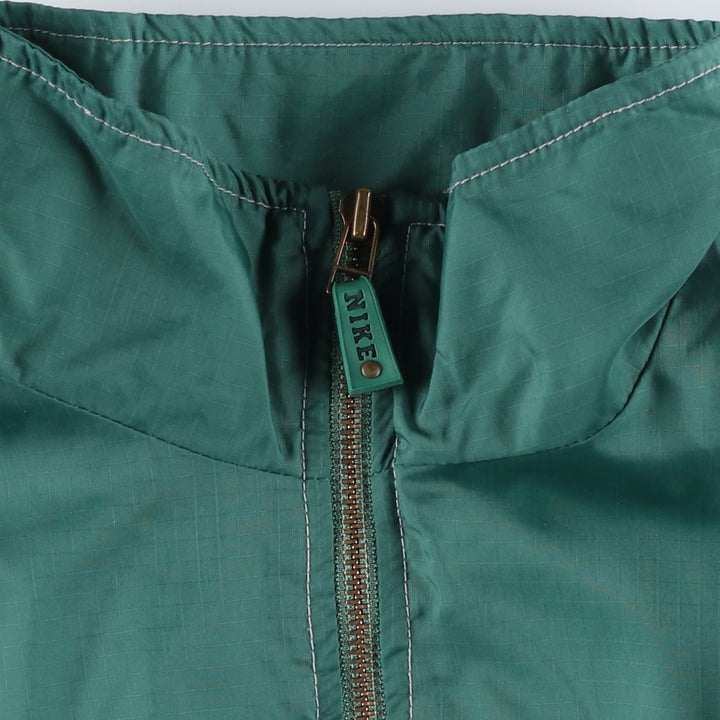 Vintage 90'S Nike ripstop nylon jacket with back logo, size M, men's Nylon green type Vintage Second Hand