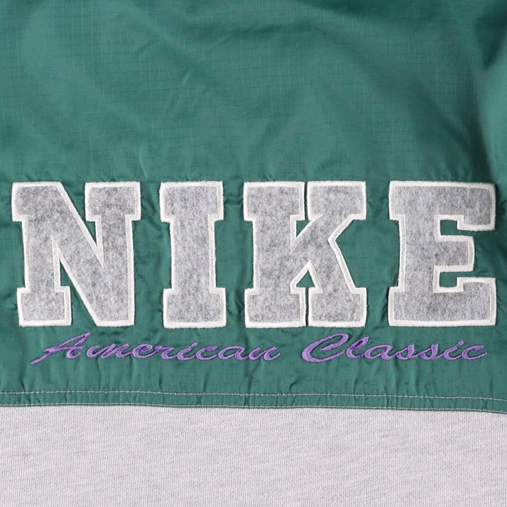 Vintage 90'S Nike ripstop nylon jacket with back logo, size M, men's Nylon green type Vintage Second Hand
