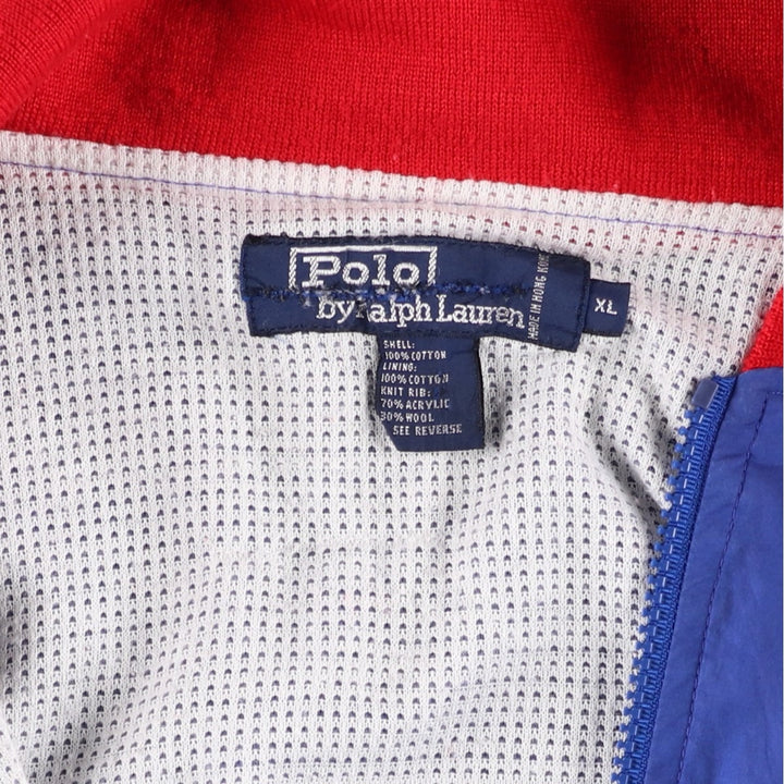 Ralph Lauren POLO by Ralph Lauren cotton jacket, men's size XL cotton Navy blue Vintage Second Hand