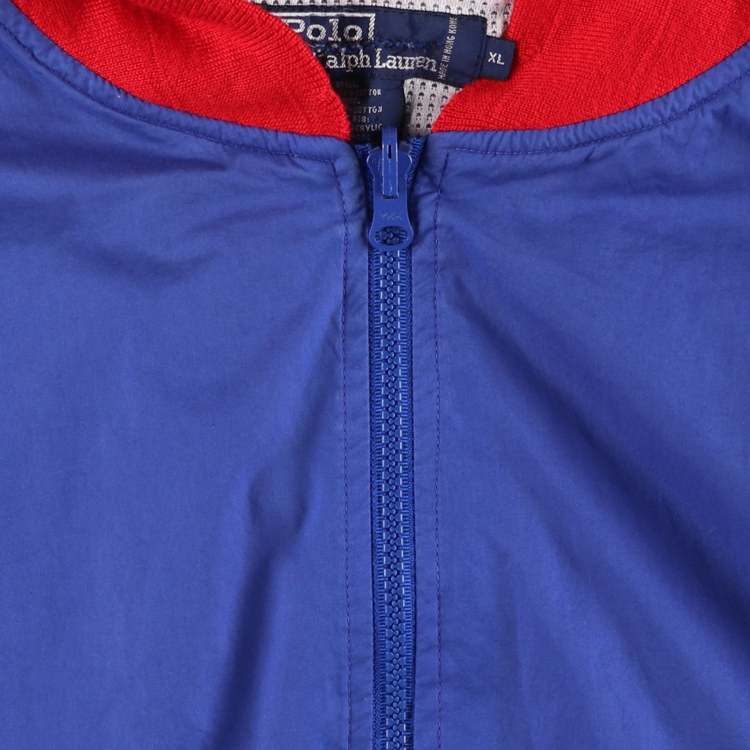 Ralph Lauren POLO by Ralph Lauren cotton jacket, men's size XL cotton Navy blue Vintage Second Hand