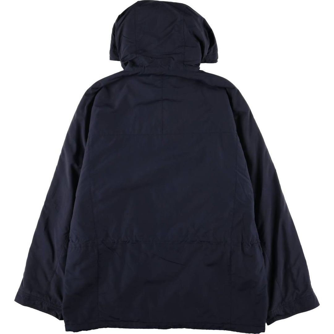 Eddie Bauer Padded Mountain Parka, Shell Jacket, Puffer Jacket, Men's XL Nylon navy blue type Vintage Second Hand