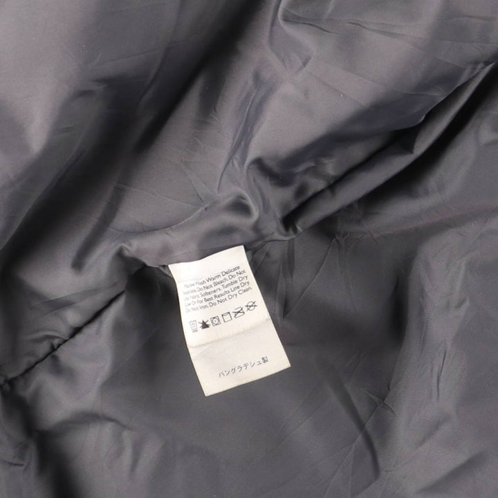 Eddie Bauer Padded Mountain Parka, Shell Jacket, Puffer Jacket, Men's XL Nylon navy blue type Vintage Second Hand