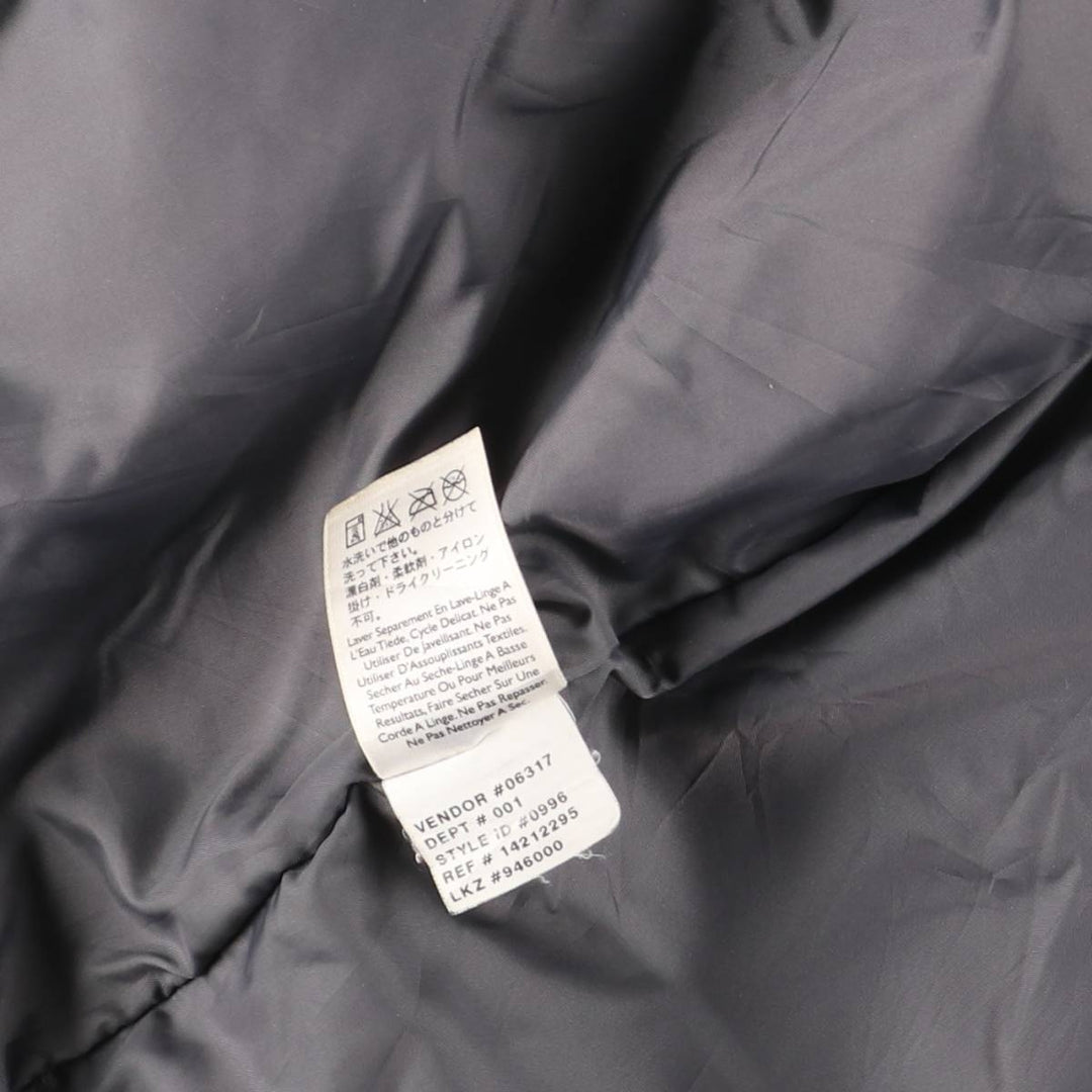 Eddie Bauer Padded Mountain Parka, Shell Jacket, Puffer Jacket, Men's XL Nylon navy blue type Vintage Second Hand