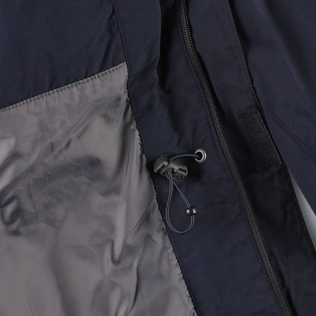 Eddie Bauer Padded Mountain Parka, Shell Jacket, Puffer Jacket, Men's XL Nylon navy blue type Vintage Second Hand