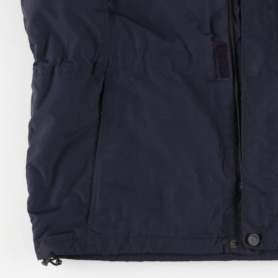 Eddie Bauer Padded Mountain Parka, Shell Jacket, Puffer Jacket, Men's XL Nylon navy blue type Vintage Second Hand